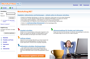 MeinAuftrag.NET Classic-Version