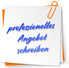 professionelles Angebot schreiben