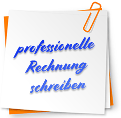 professionelle Rechnung schreiben